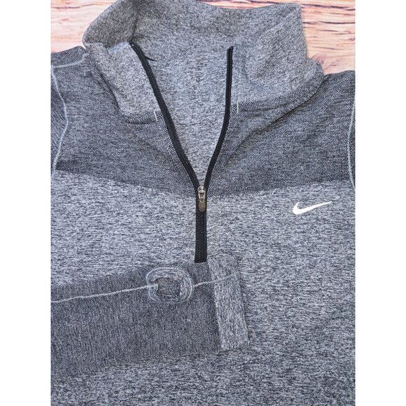 Nike Running Womens Half-Zip Athletic Pullover XS Long Sleeve Gray - Picture 4 of 6